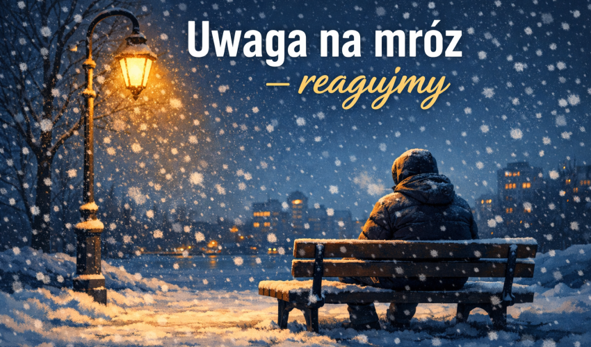 Uwaga na niskie temperatury – reagujmy, gdy ktoś potrzebuje pomocy
